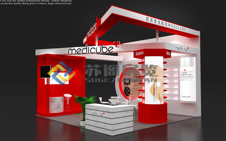 上海CBE—MEDICUBE/杭州一顏展臺(tái)搭建